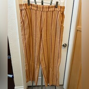 NWT Striped Rust Known Supply Pants